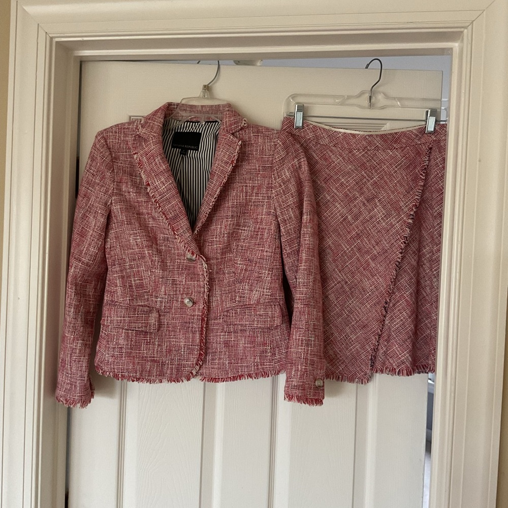 Banana Republic Tweed Suit